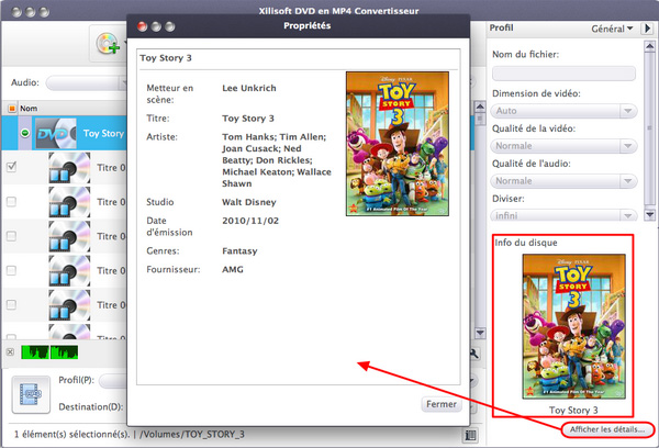 Xilisoft DVD en MP4 Convertisseur pour Mac
